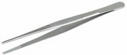 12-0365, Пинцет прямой, рифленый 155 мм ПРОФИ