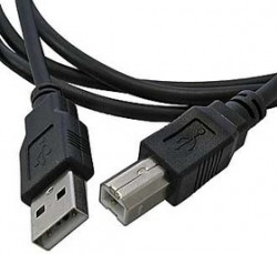 USB-B M USB-A M 1.5m black