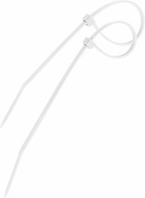 Хомут кабельный 100х2.5 нейл. бел. (уп.100шт) PROCONNECT 57-0100