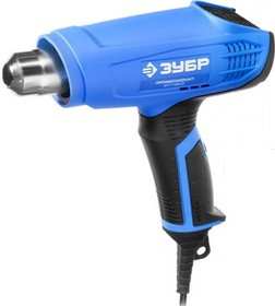 ФТ-П1600, Фен технический (строительный), ЗУБР Профессионал ФТ-П1600, керамический изолятор, 2 режима: 350град