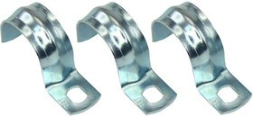 28-1016, Скоба для металлорукава ø18 мм, однолапковая СМО 21-22, (100 шт/уп.)