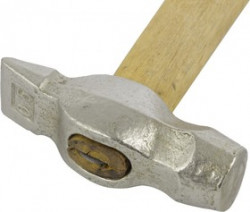 10240, Молоток слесарный, 500 г, круглый боек, деревянная рукоятка