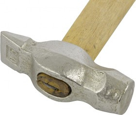 10240, Молоток слесарный, 500 г, круглый боек, деревянная рукоятка