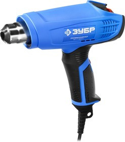 ФТ-П1800 К, Фен технический (строительный), ЗУБР Профессионал ФТ-П1800 К, керамич изолят, электр регул темп-ры,