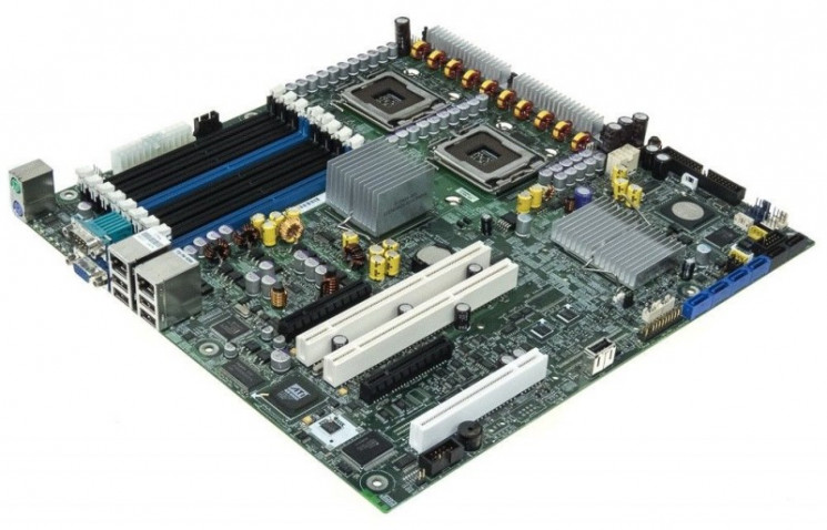 Материнская плата Intel E11003-100 i5000V Dual Socket 771 8FBD 6SATAII U100 2PCI-E8x 2PCI-X PCI SVGA 2xGbLAN E-ATX 1333Mhz-E11003-100(NEW)