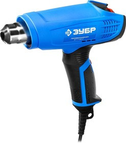 ФТ-П1800, Фен технический (строительный), ЗУБР Профессионал ФТ-П1800, керам. изолятор, электр. регул. темп-ры,