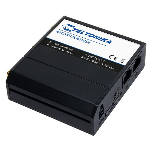 Промышленный Wi-Fi/4G маршрутизатор Teltonika RUT240