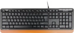 Клавиатура A4Tech Fstyler FK10 черный/оранжевый USB