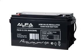 FB 65-12, аккумулятор свинцовый