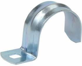 28-1020, Скоба для металлорукава ø25 мм, двухлапковая СМД 31-32, (50 шт/уп.)