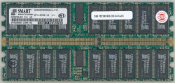 Модуль памяти Smart SX12872RDDR302LPIB 1GB PC2100 DDR-266MHz ECC Registered-SX12872RDDR302LPIB(NEW)