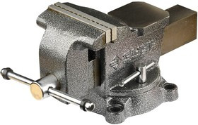 3258-125, Тиски ЗУБР "МАСТЕР" слесарные поворотные, 125мм