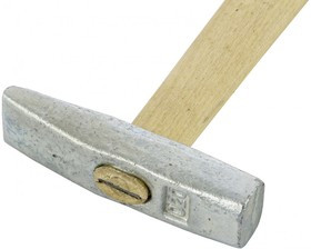 10260, Молоток слесарный, 200 г, квадратный боек, деревянная рукоятка