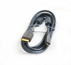 SG1148, Кабель HDMI вилка - micro HDMI (D вилка), GOLD, с ф/фильтрами, 1.8м