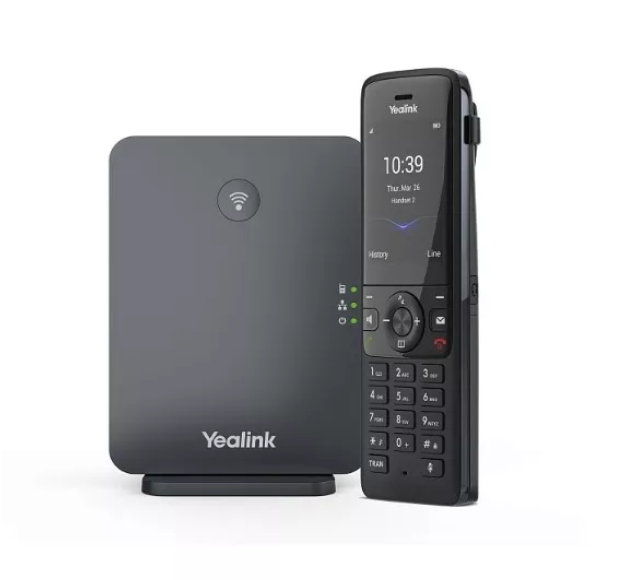 W78P (база W70B+трубка W78H) до 10 SIP-аккаунтов, до 10 трубок на базу, до 20 одновременных вызовов