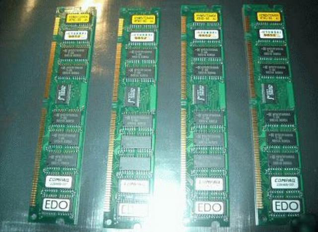 Модуль памяти HP 241771-B21 Compaq 128Mb EDO Kit (4x32Mb buffered EDO DIMM, 60 ns)-241771-B21(NEW)