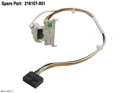 Кабель HP 216107-001 Power Switch with Led Indicators and Cable-216107-001(NEW)