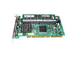 Контроллер Dell 1U505 RAID PERC4/DC PCBX518-B1 LSI53C1030/Intel XScale IOP321 0Mb(256Mb) Int-2x68Pin Ext-2x68Pin RAID50 UW320SCSI PCI-X For PE750,800,830,850,14XX,18XX,28XX,68XX-1U505(NEW)