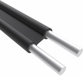 01-9084, Провод ПТПЖ 2х1,2 мм, ч. (бухта 500 м) ГОСТ