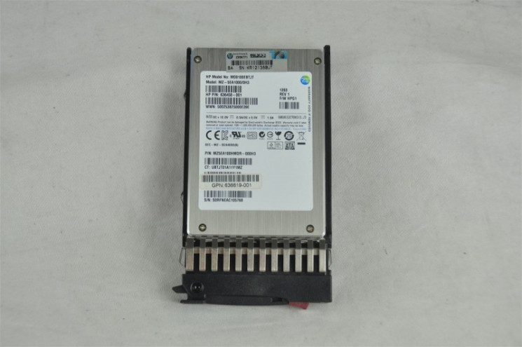 Накопитель HP MO0100EBTJT 100GB 3G SATA MLC 2.5in SC EM SSD-MO0100EBTJT(NEW)