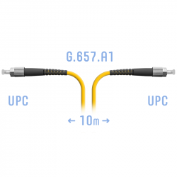 Патчкорд оптический FC/UPC SM G.657.A1 10 метров