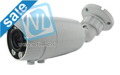 IP камера OMNY 222 уличная 1080p, c ИК подсветкой, 2.8-12мм, PoE, аудио, с кронштейном