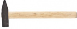 10271, Молоток слесарный, 600 г, квадратный боек, деревянная рукоятка