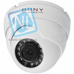 IP камера видеонаблюдения антивандальная OMNY серия BASE купольная 2.0Мп, 2.8мм, PoE, 12В, ИК, EasyMic