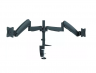 Кронштейн для мониторов Ultramounts UM 703 черный 13"-27" макс.9кг настольный поворот и наклон верт.перемещ.