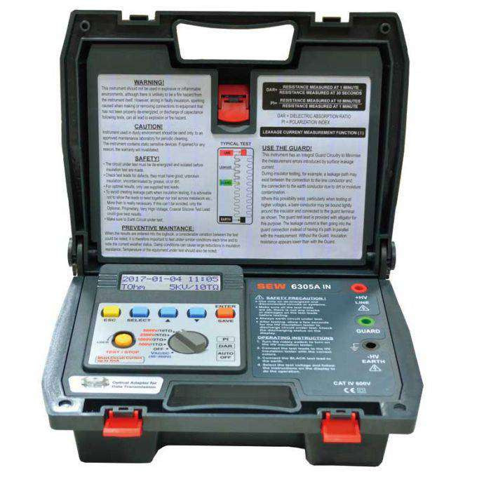 измеритель сопротивления изоляции 6305 IN