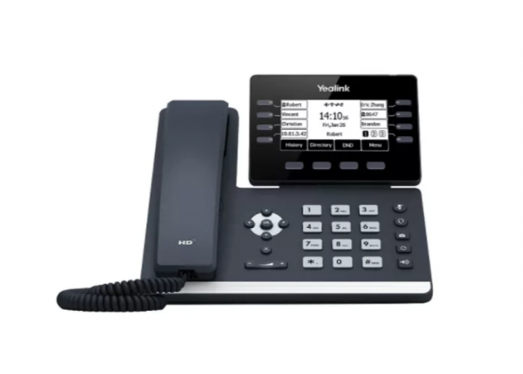 IP-телефон Yealink SIP-T53, 12 аккаунтов, USB, GigE, без БП