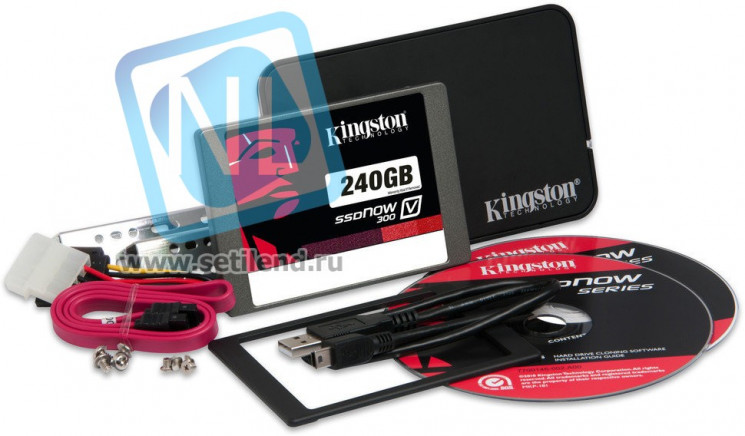 Накопитель Kingston 240GB SSDNow V300, LSI SandForce, SATA3 2.5