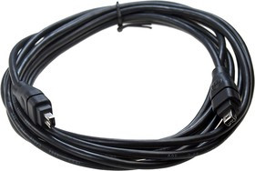 XYC092 3 M BLACK, Кабель IEEE 1394 "fire wire" 4pin/4pin 3м