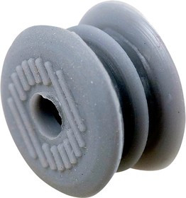 TE-178 017 СЕРЫЙ, TE-178 017, Фиксатор для провода, dвнеш.=1.20мм, dвнут.=0.80мм, серый