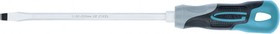 12123, Отвертка SL8,0x 200 мм, S2, трехкомпонентная рукоятка