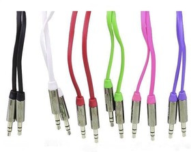 PL1020, Кабель соединительный Pro Legend, 3.5" Jack (M) - 3.5" Jack (M) плоский кабель, фиолетовый, 1м.