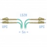 Патчкорд оптический LC/UPC MM Duplex 5 метров