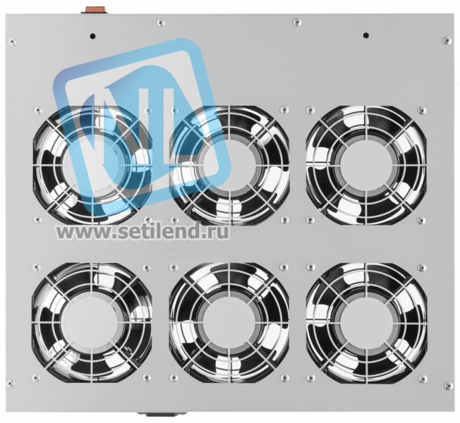 Модуль вентиляторный 19", 6 вентиляторов, регулируемая глубина 460-830мм, без терморегулятора