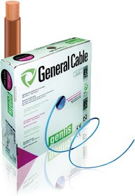 GENLIS-F. Провод H07V-K 450/750В, 1x6мм2 Cu5, корчн. ПВХ (100м.)
