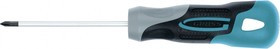 12131, Отвертка PH0 x 75 мм, S2, трехкомпонентная рукоятка
