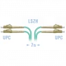 Патчкорд оптический LC/UPC MM Duplex 7 метров