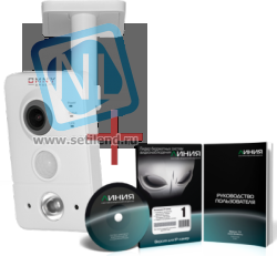 IP камера видеонаблюдения OMNY серия BASE miniCUBE II W: офисная 2 Мп, Wi-Fi, PoE, 12 В, микрофон, динамик, блок питания в комплекте + ПО Линия