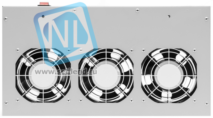 Модуль вентиляторный 19", 3 вентилятора, регулируемая глубина 230-415мм, с термостатом