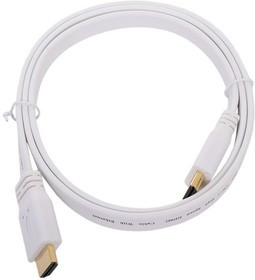 HDFW3, Кабель HDMI (M) - HDMI (M), вер. 1.4, поддержка Ethernet/3D, плоский, 3м