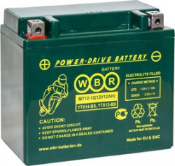 MT12-12, аккумуляторная батарея для мотоцикла/квадроцикла