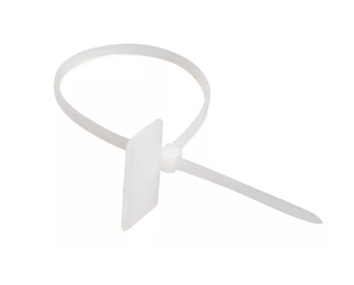 Хомут кабельный ХП2 2.5х100 нейл. бел. с таб. 24х10 (уп.100шт) IEK (UHH62-3-100-100)