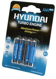 HYUNDAI POWER ALKALINE LR03 BL4, Элемент питания