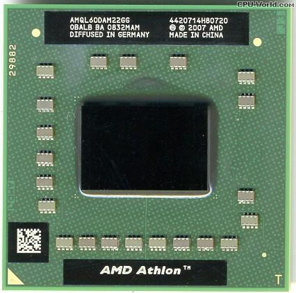 Процессор AMD AMQL60DAM22GG Athlon 64 X2 QL-60 1.9GHz 512KB S1g2 OBALB NBAEB CBAEB CBAJB-AMQL60DAM22GG(NEW)