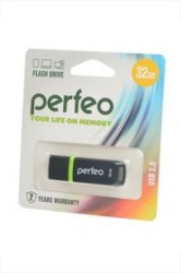 PERFEO PF-C11B032 USB 32GB черный BL1, Носитель информации