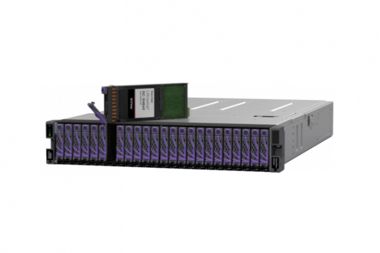 Дисковая полка WD Data24, 6x100GbE NVMe-oF, 24 отсека U.2, 368,64TB